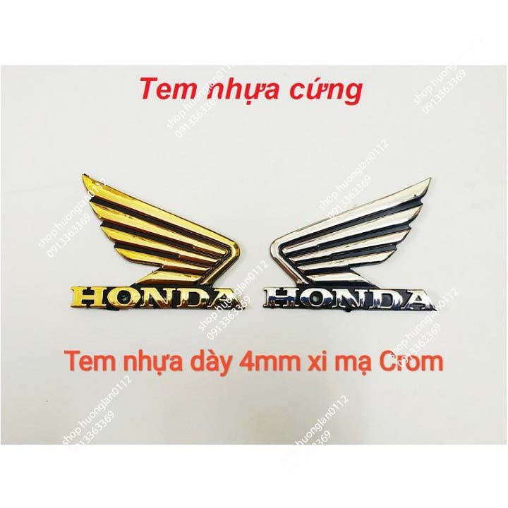 Tem xe máy Honda Cánh Chim giá 1 cặp 2 cánh