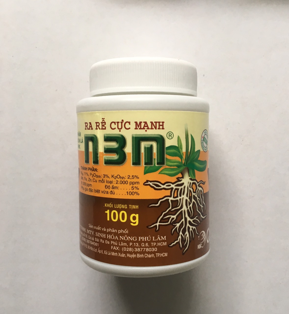 Phân bón Ra rễ cực mạnh N3M, hủ 100g