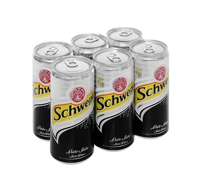 Thùng 24 Lon Nước Soda Schweppes/Tonic Lon 320ML