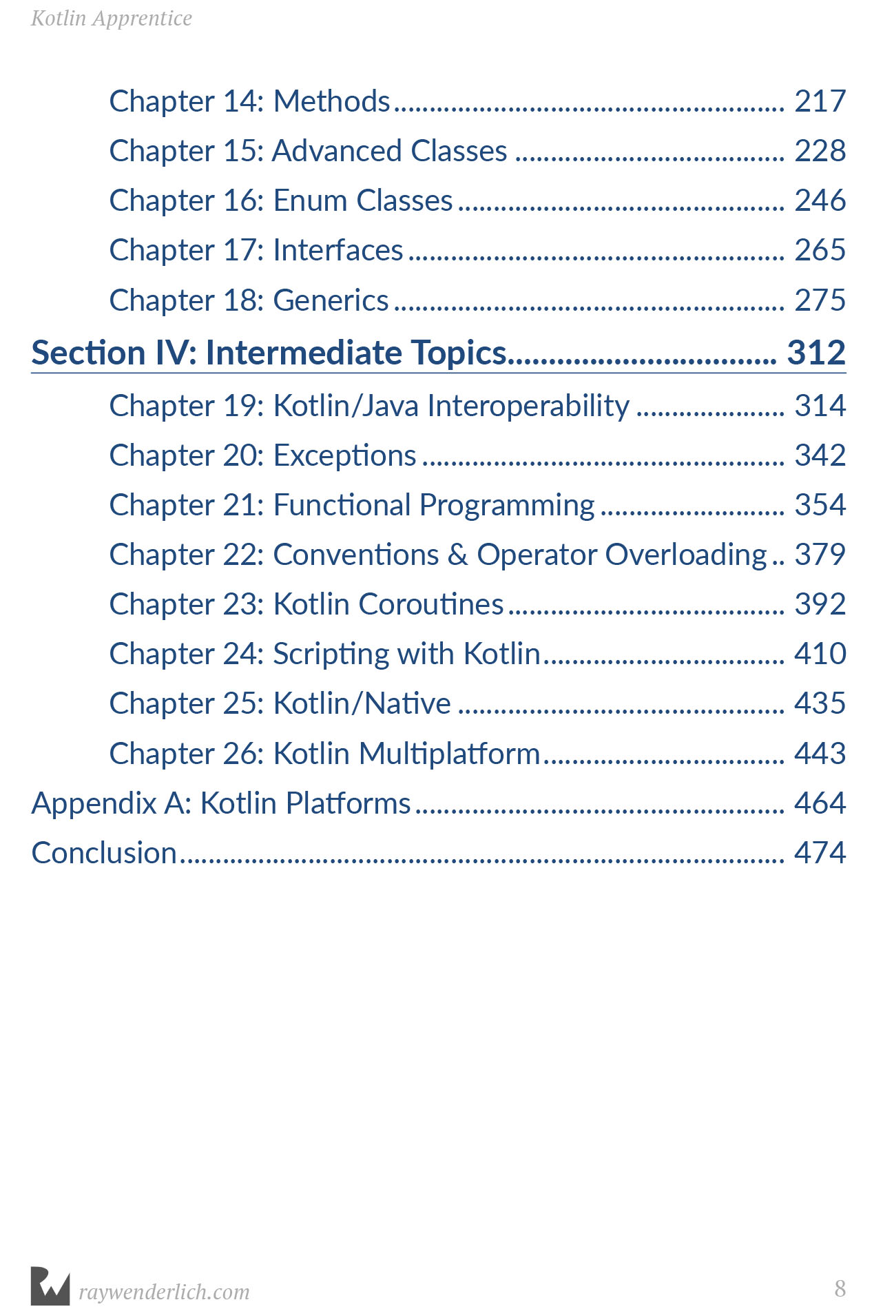 Sách Kotlin Apprentice (Second Edition) Beginning Programming with Kotlin