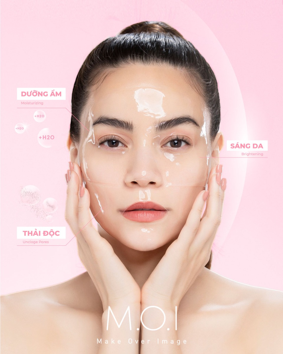 [HCM][Hàng Chính Hãng - Mua 3 tặng 1 ] MẶT NẠ GẠO TINH KHIẾT M.O.I HỘP 3 MIẾNG