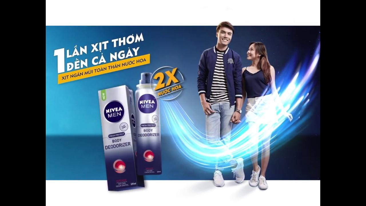Xịt nước hoa toàn thân Nivea Men 120ml
