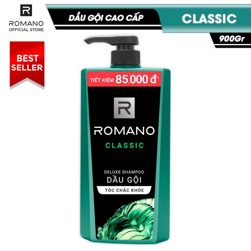 Dầu gội cao cấp Romano Classic cổ điển lịch lãm tóc chắc khỏe 900gr cao cấp