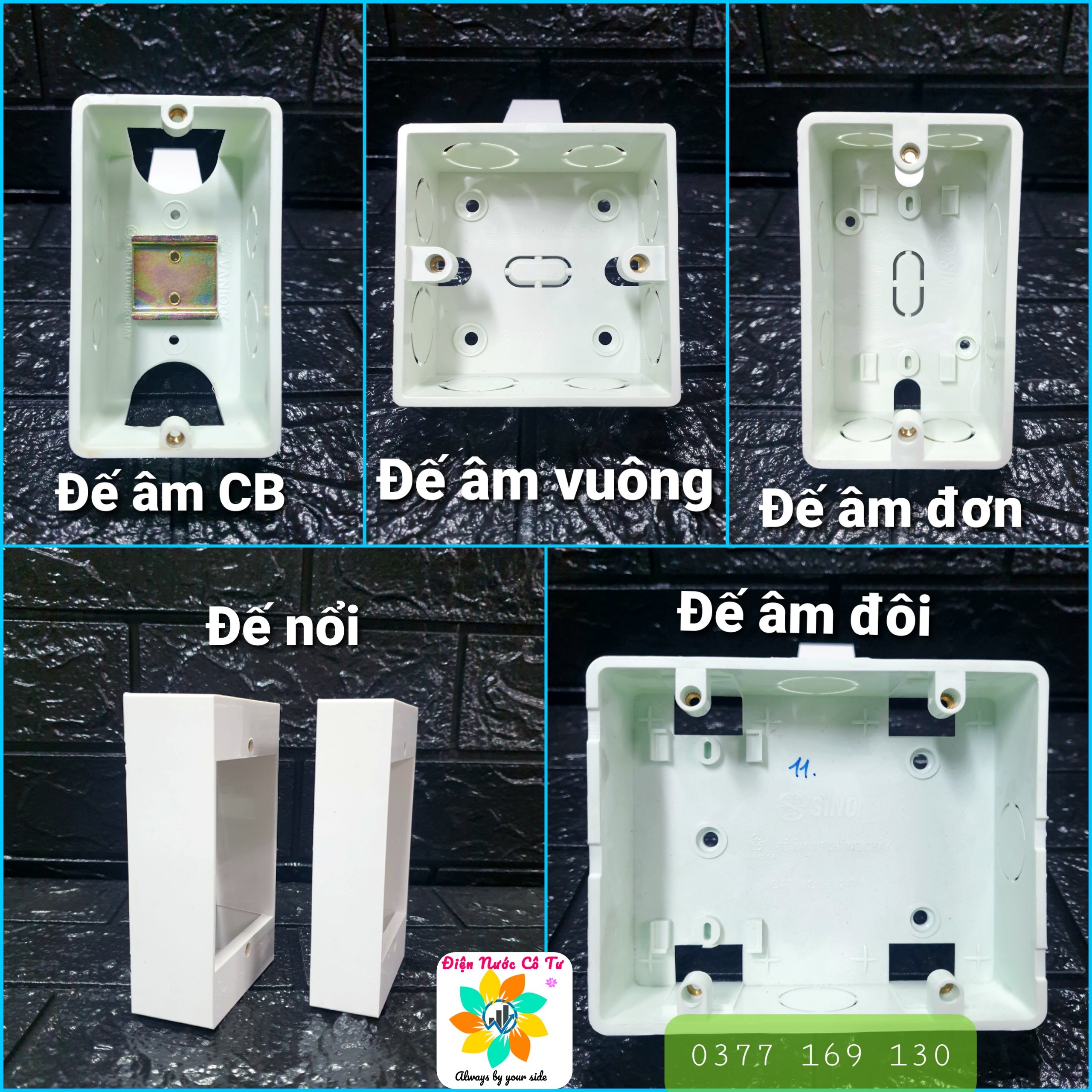 Mặt Thiết Bị Điện Cho Công Tắc/Ổ Cắm/CB cóc/CB 2 Pha Panasonic (Hàng WIDE)