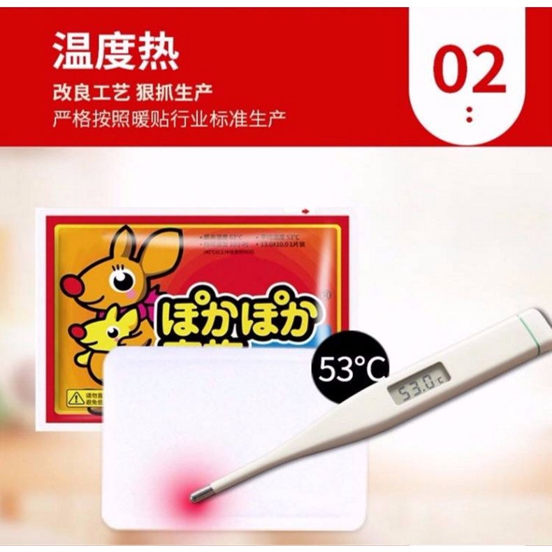 Set 10 Miếng Dán Giữ Nhiệt Chuột Túi Siêu Ấm