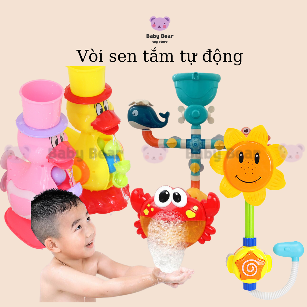 Đồ chơi nhà tắm vòi sen tắm tự động cho bé tổng hợp các mẫu đồ chơi nhà