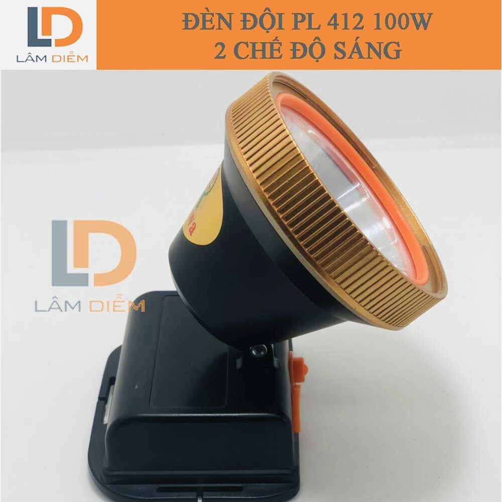 Đèn pin đội đầu siêu sáng 2 chế độ sáng PL 412