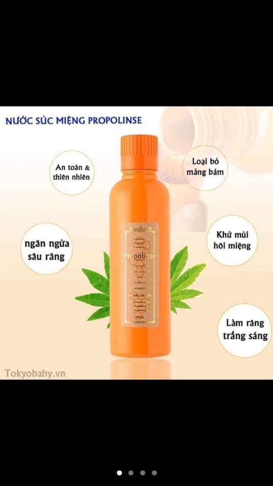 (CHÍNH HÃNG) - NƯỚC XÚC MIỆNG NHẬT Propolinse 600ml