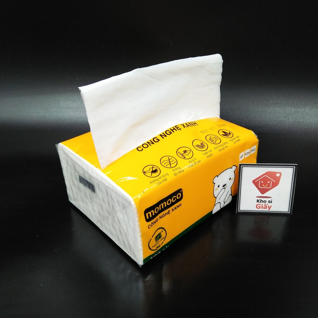 Khăn giấy rút Cellox 300 tờ/3 lớp bịch nhỏ dai mềm mịn - Giấy rút trắng loại 1