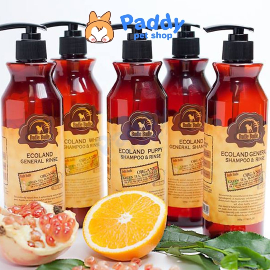 Sữa Tắm Hữu Cơ Cho Chó Budle Ecoland 500ml