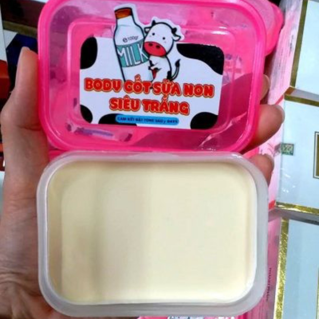 (Lốc 6 Hộp) Kem BodyCốt Sữa Non Siêu Trắng 100g Trắng Nhanh Ko Lộ Vân Kem