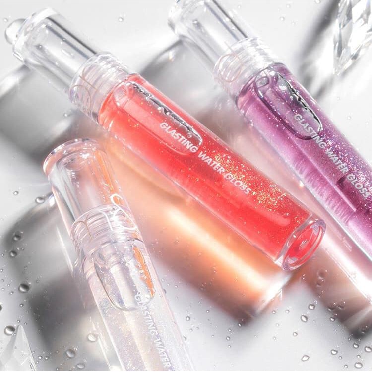 [Son Tint] Bóng Cho Đôi Môi Căng Mọng, Mịn Mượt Romand Glasting Water Gloss 4.5g