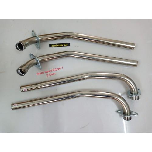 Cổ pô xe wave inox 304 phi 27mm