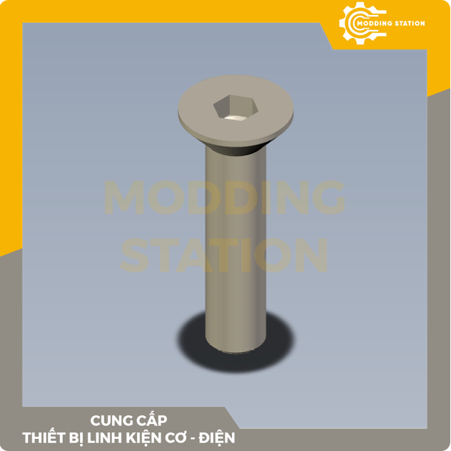 Ốc Lục giác đầu CÔN inox 304 size M1.6x3mm, M1.6x4, M1.6x5mm, M1.6x6, M1.6x8mm