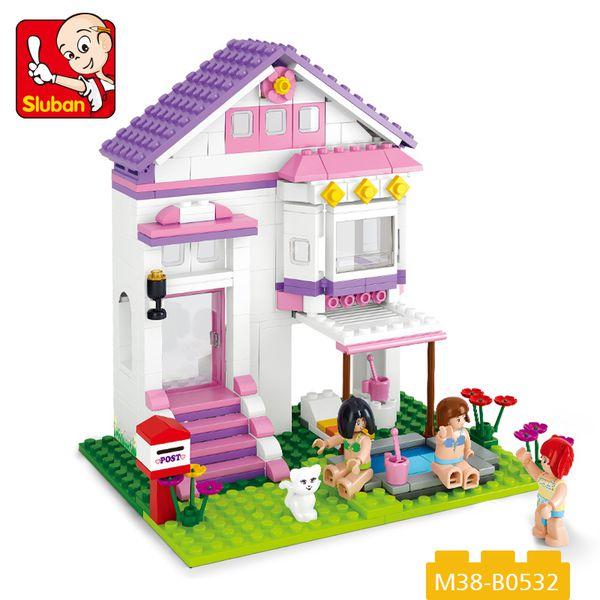 DC-Bộ lắp ráp biệt thự hồ bơi SLuban (B0532)