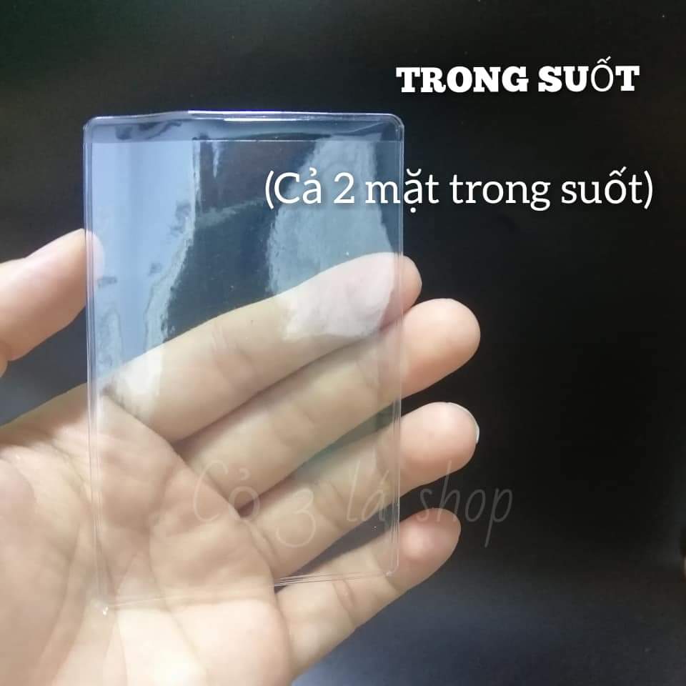 Set 100 vỏ bọc thẻ ATM, căn cước công dân, thẻ siêu thị