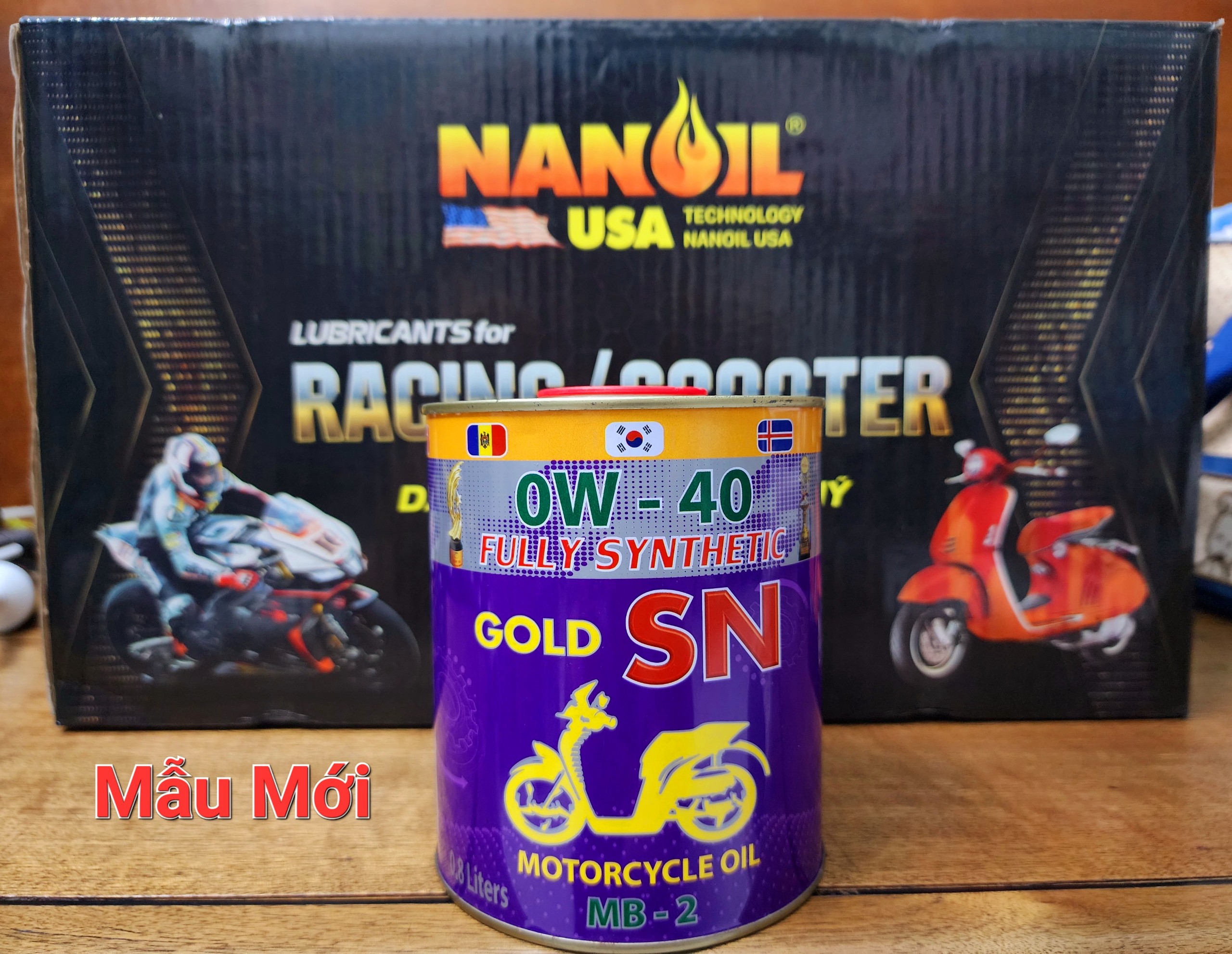 Nhớt số Nanoil USA Scooter GOLD SN