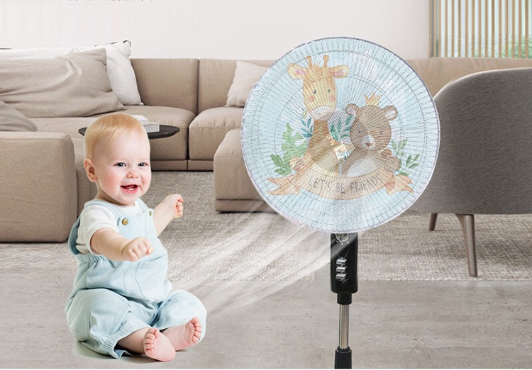 Lưới bọc quạt an toàn cho bé size 40 đến 50cm