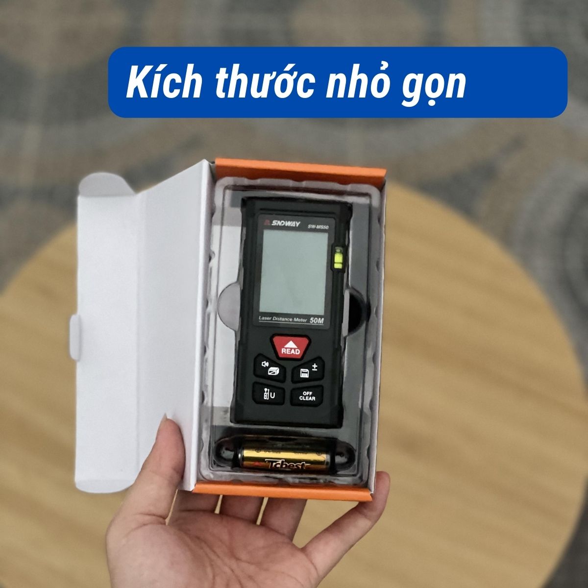 Máy đo khoảng cách laser SNDWay 50m - Thước đo laser