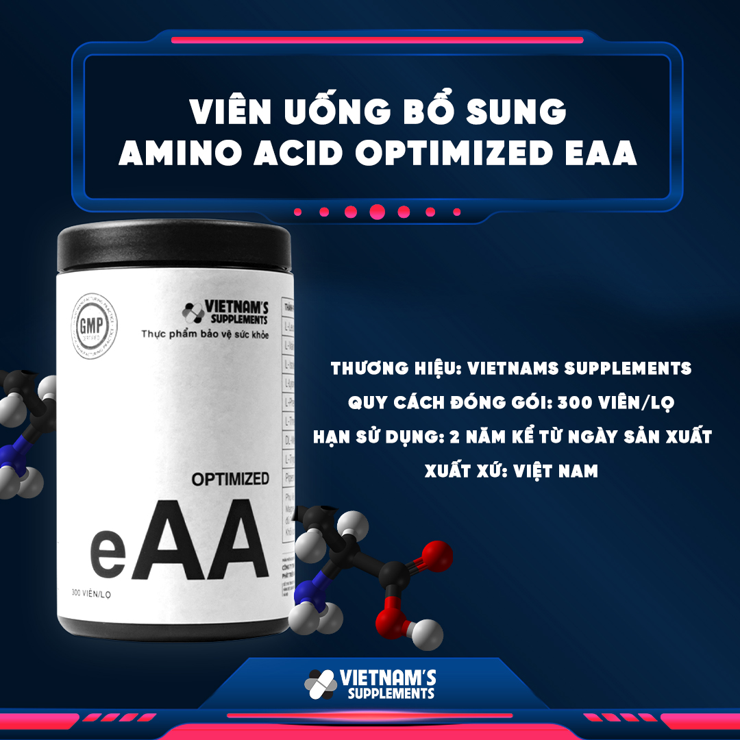 [THỰC PHẨM BẢO VỆ SỨC KHOẺ] Optimized EAA - Bổ sung amino acid
