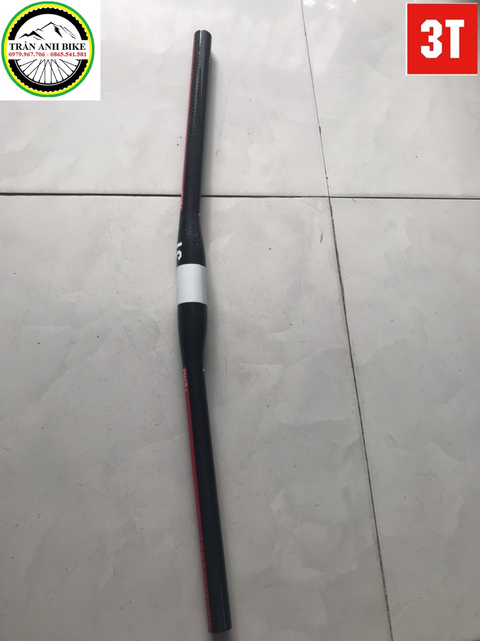Ghi đông carbon xe đạp 3t 31.8x660mm