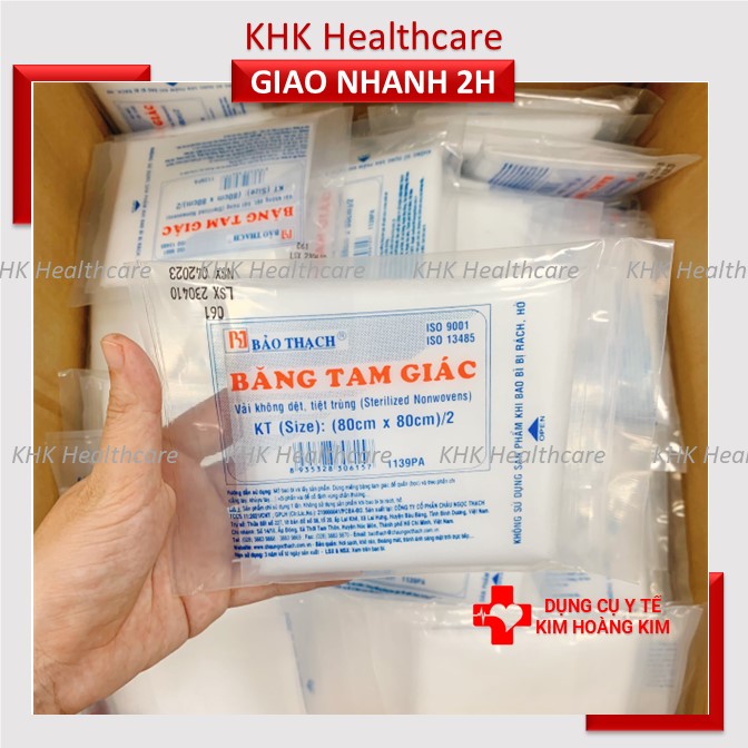 Băng tam giác Bảo Thạch dùng để cố định vùng chấn thương /2