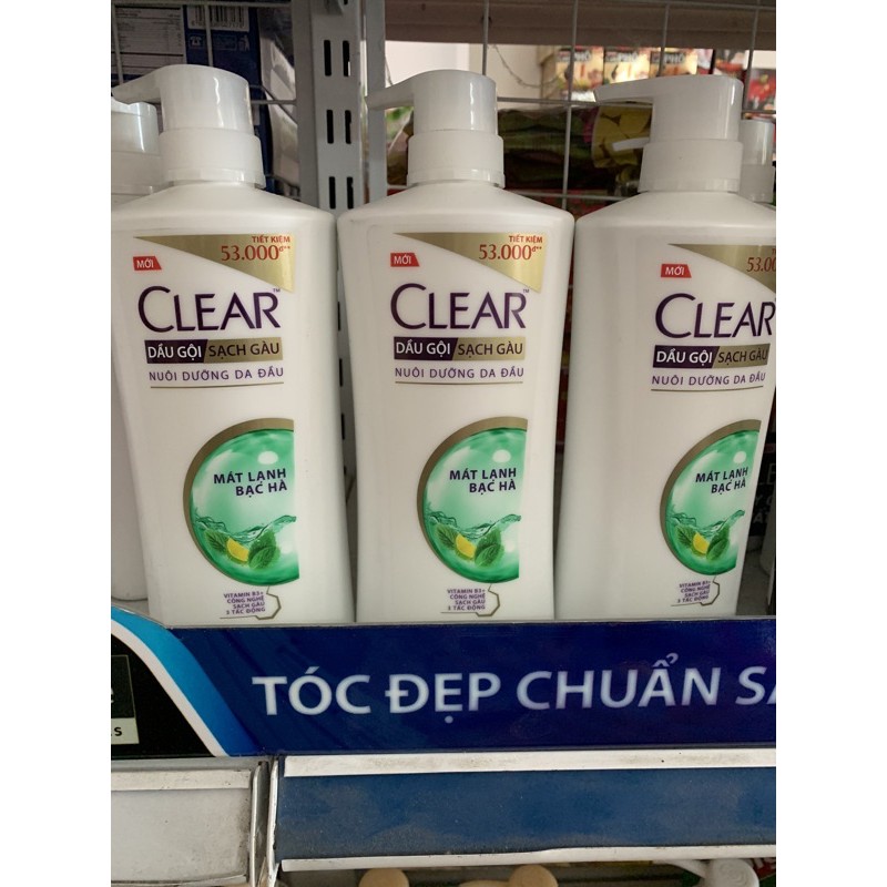 DẦU GỘI ĐẦU CLEAR BẠC HÀ 630G