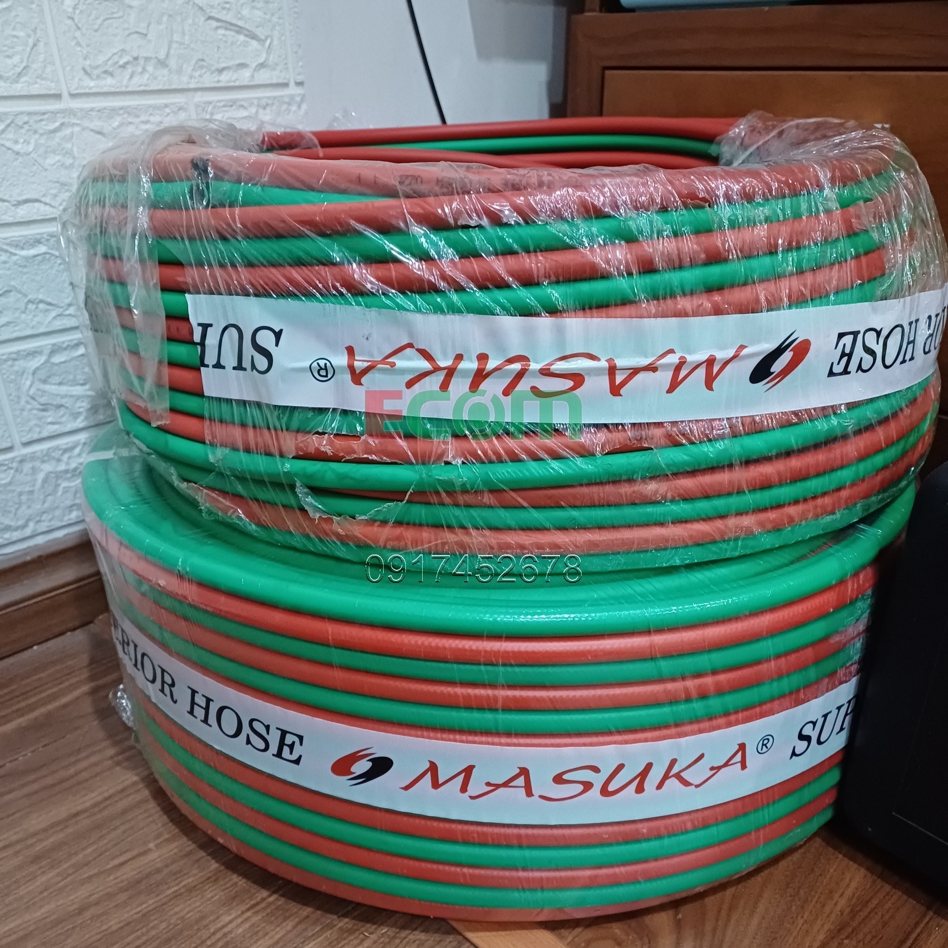 Dây hơi đôi phi 6.5mm MASUKA hàn cắt gió đá (5m-10m)