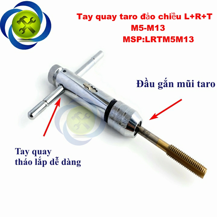 Tay quay taro đảo chiều L+R+T M5-M12