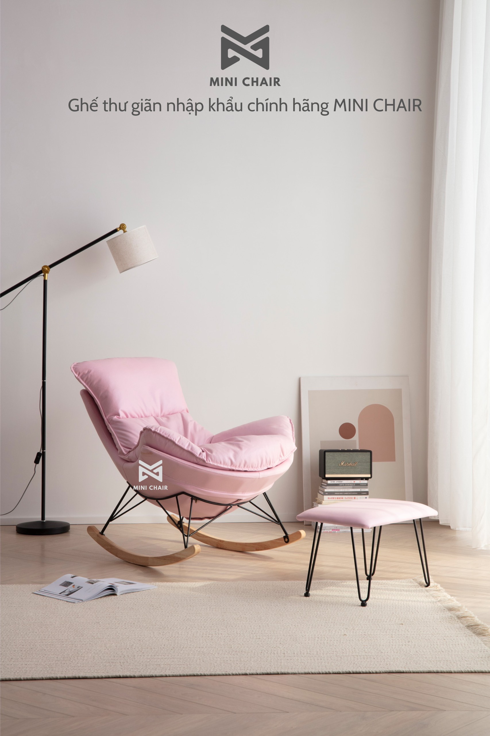 GHẾ BẬP BÊNH THƯ GIÃN ĐỌC SÁCH, CAFE CHILL