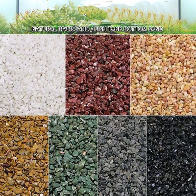 Đá sỏi tự nhiên cảnh quan trang trí bể cá