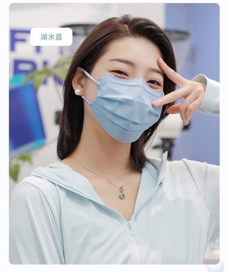 COMBO 10 TÚI 100 CHIẾC KHẨU TRANG KF95 KING CUA