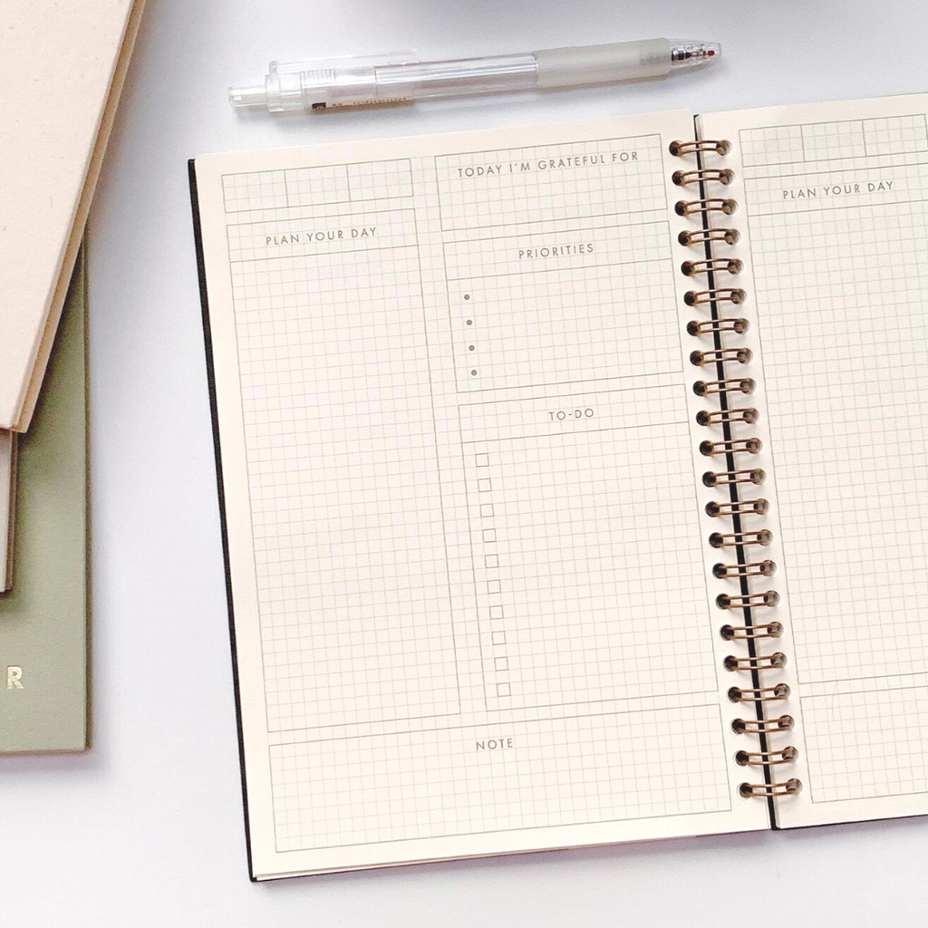Sổ Daily Planner Cao Cấp - Sổ Lên Kế Hoạch Hằng Ngày - JC Notebook