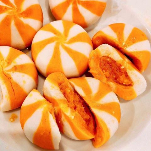 500g bánh bao thả lẩu nhân trứng cá (giao 4h tphcm)