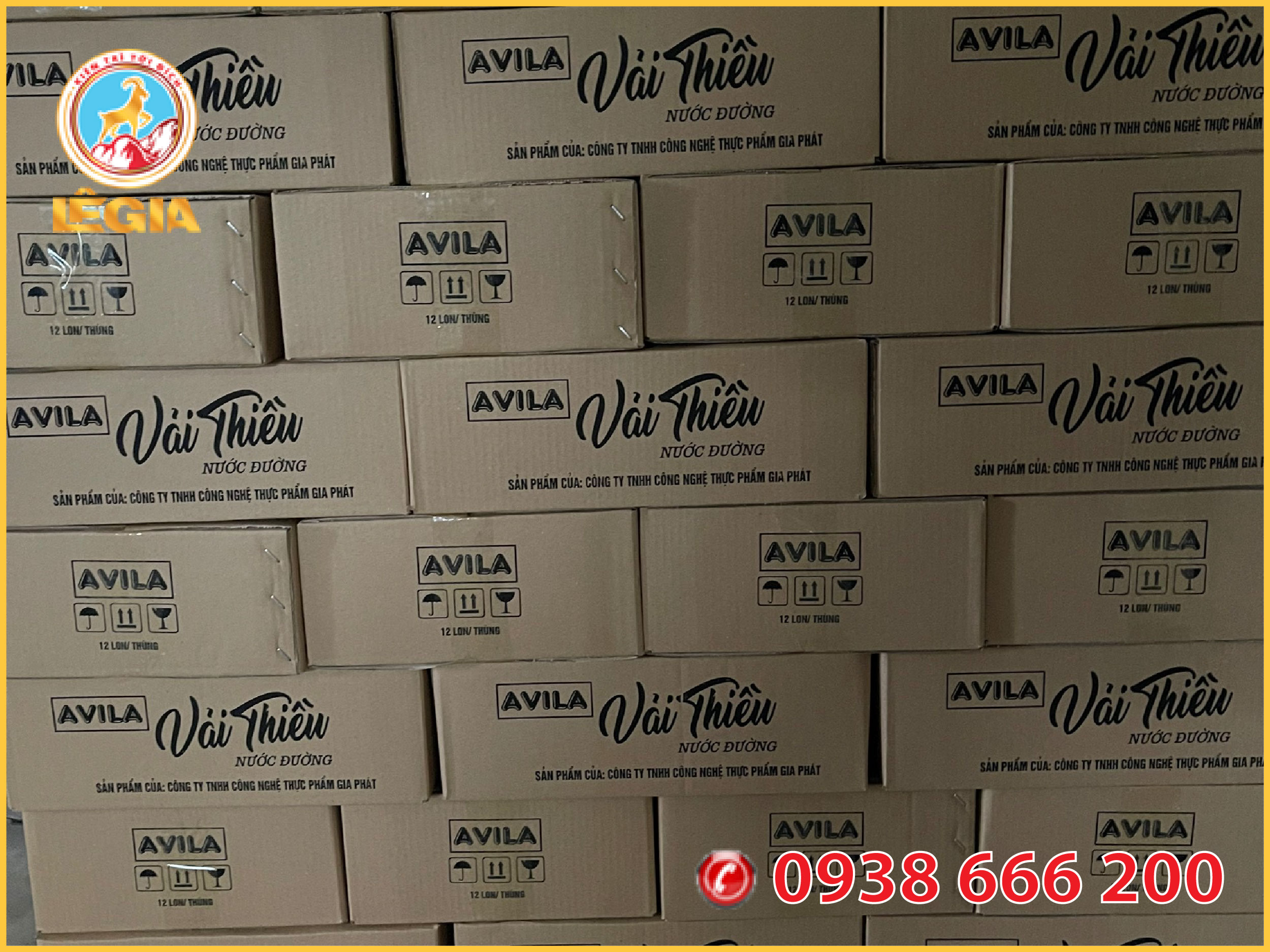 Vải Thiều Nước Đường Đóng Lon AVILA 565G