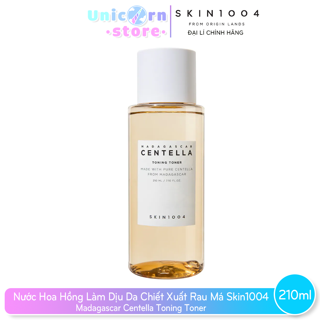 Nước Hoa Hồng Cấp Ẩm, Giảm Viêm và Chống Lão Hóa Skin1004 Madagascar Centella Toning Toner 210ml