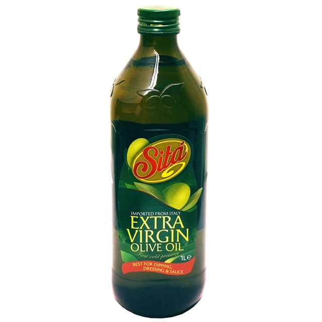 Thùng 12 chai dầu oliu Extra Virgin Sita 1L nhập khẩu Ý Date 2023 TPTD-489