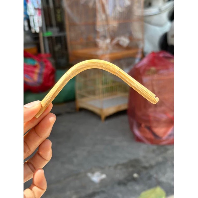 Cầu tre cho lồng chim khuyên, hút mật, ốc mít
