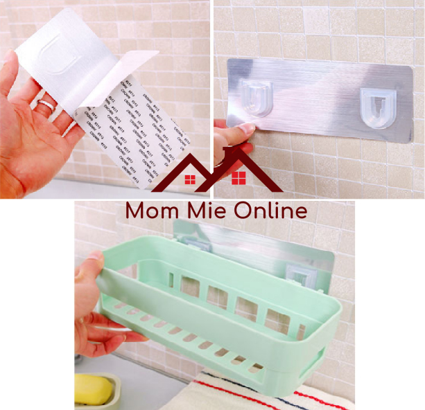 Kệ nhà tắm, nhà bếp dán tường Vintage - B117, E003