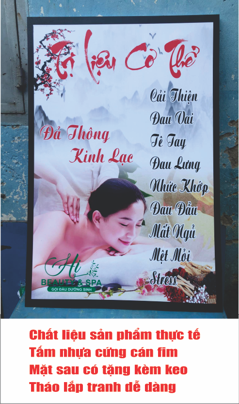 Tranh spa dưỡng sinh 11 tranh ( kích thướt chuần )