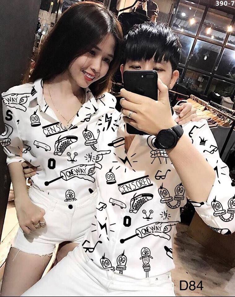 [HCM]ÁO SƠ MI LỤA NAM NỮ 3D CAO CẤP ĐẸP HOT NHẤT