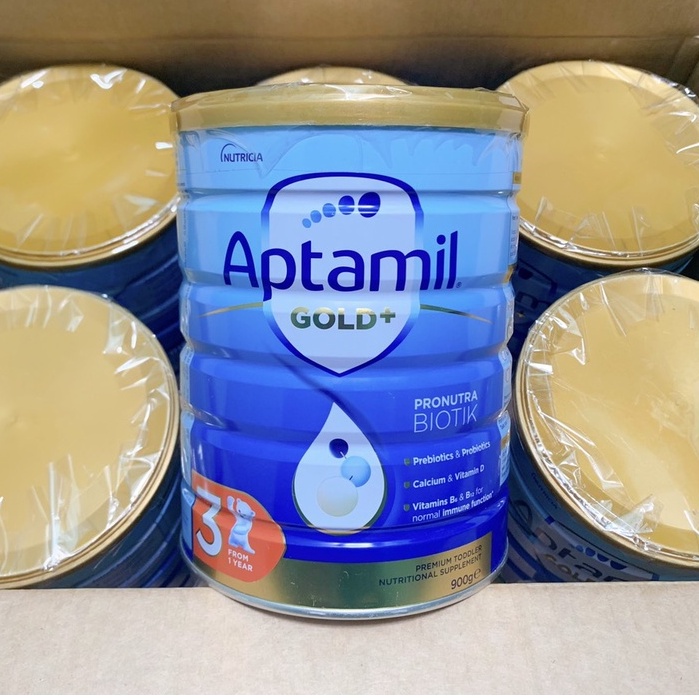 Sữa Aptamil Gold Úc Số 1, 2, 3, 4 900G