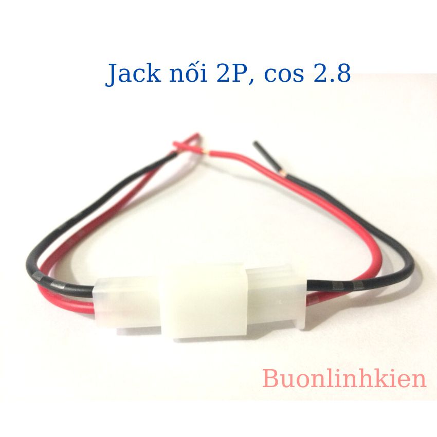 Jack kết nối 2P- cos 2.8 có dây (1 cặp)