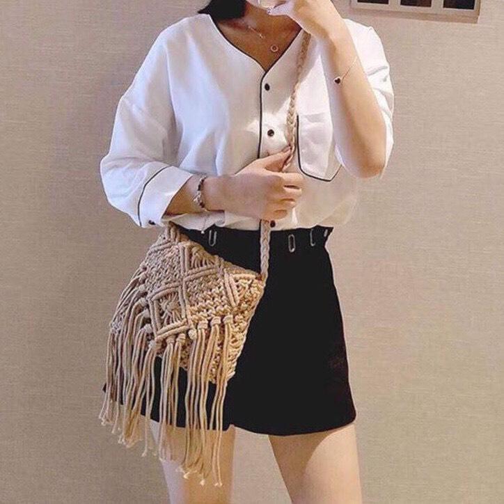 Túi thổ cẩm phong cách boho xinh xắn