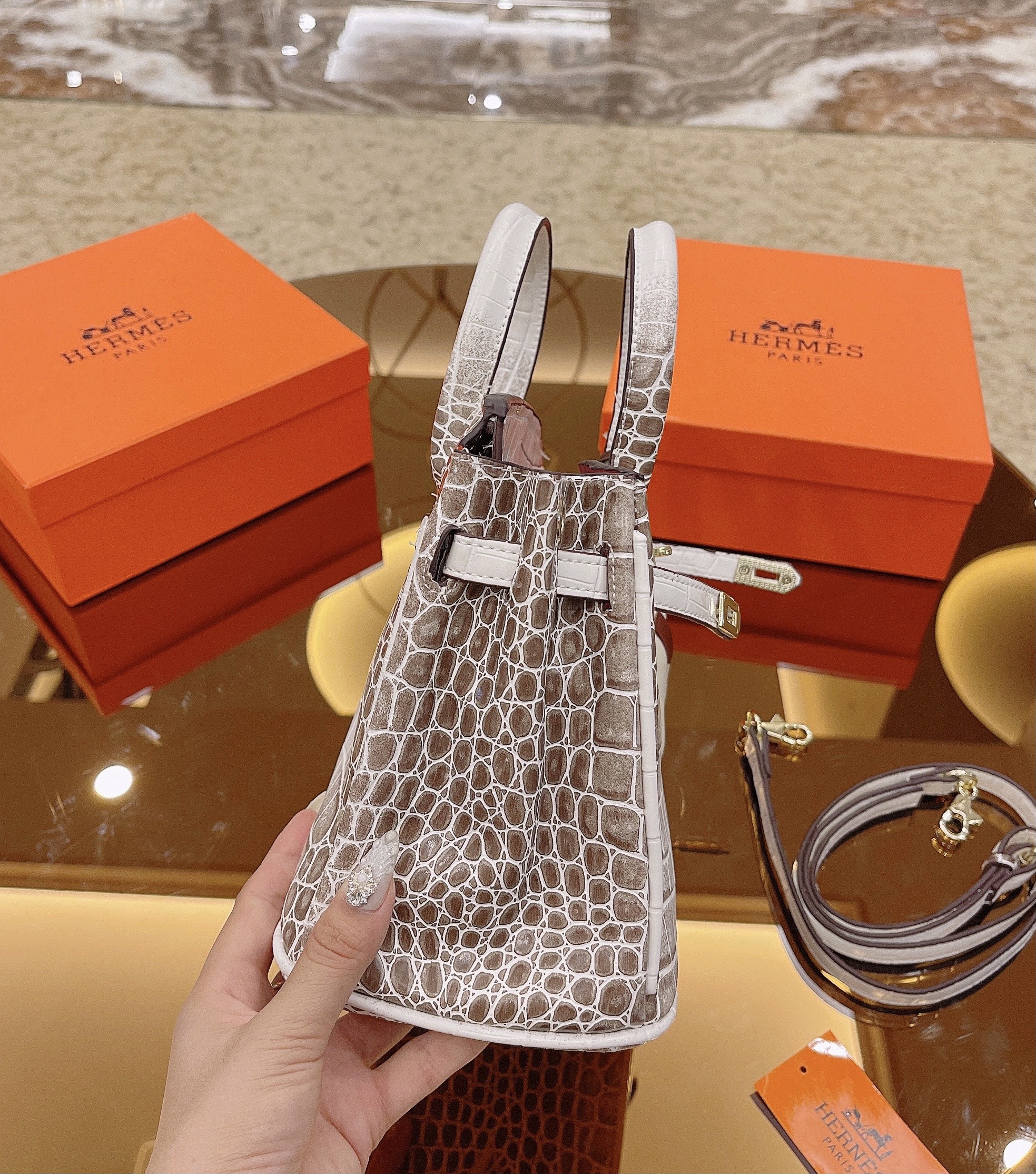 TÚI XÁCH HM BIRKIN TRẮNG