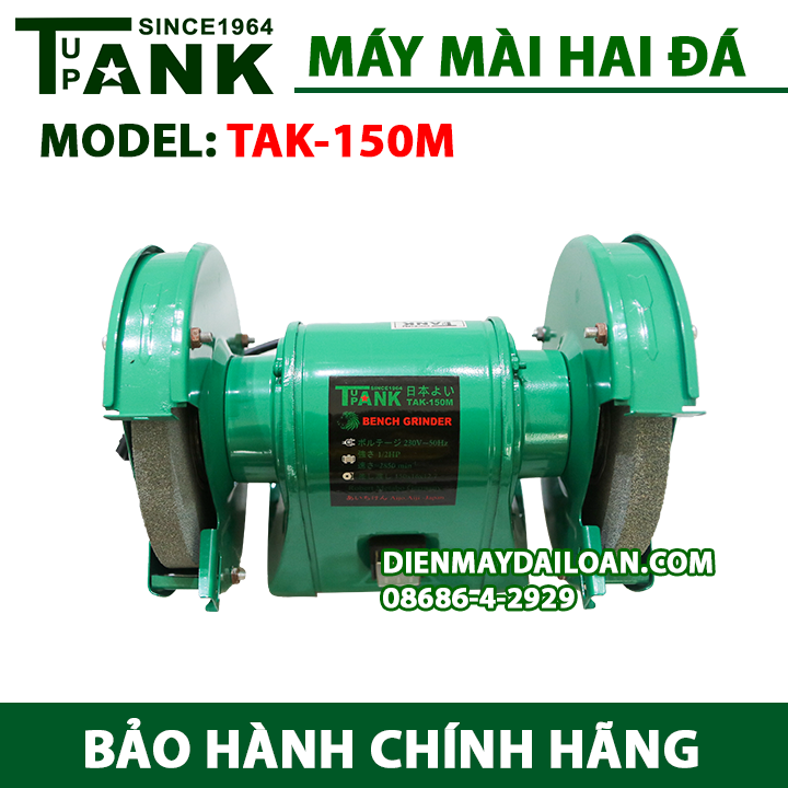 Máy mài 2 đá TANK since 1964 TAK-150M