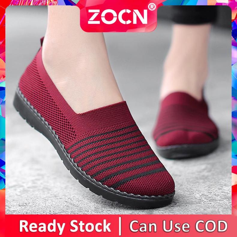 Giày Sneaker Nữ ZOCN Giày Đế Bằng Nữ Thời Trang Giày Đi Bộ giá rẻ