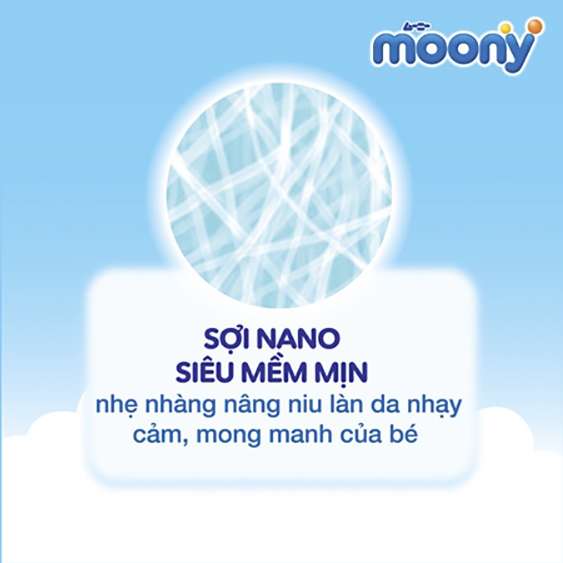 Tã dán Moony (S, 84 miếng)