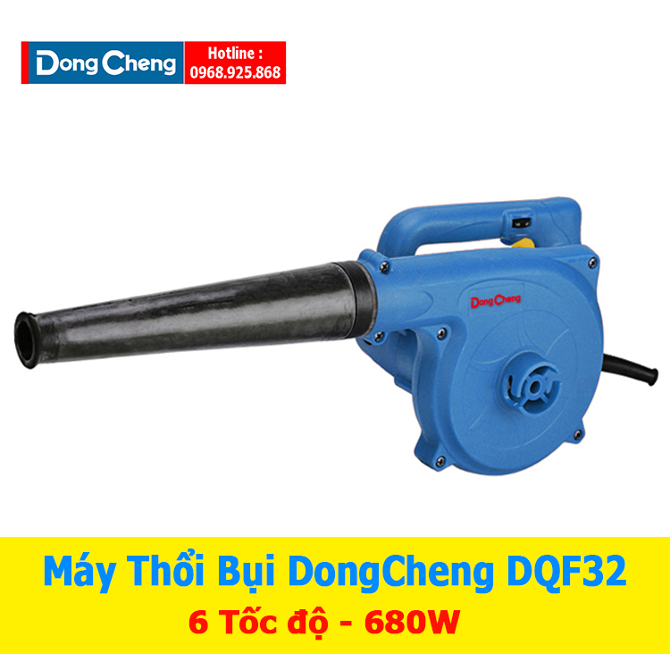 Máy Thổi Bụi Cầm Tay DongCheng DQF32, 6 Tốc Độ Hút Thổi