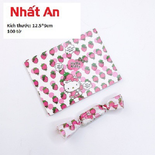 Giấy gói kẹo nougat xoắn 100 tờ